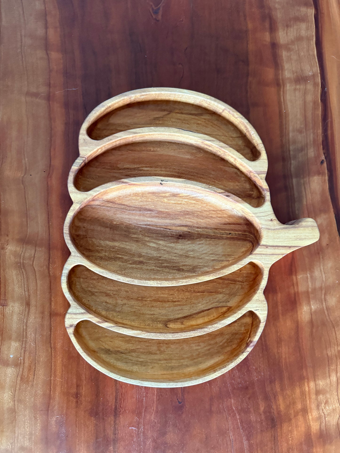 Carved Pumpkin Serving Tray