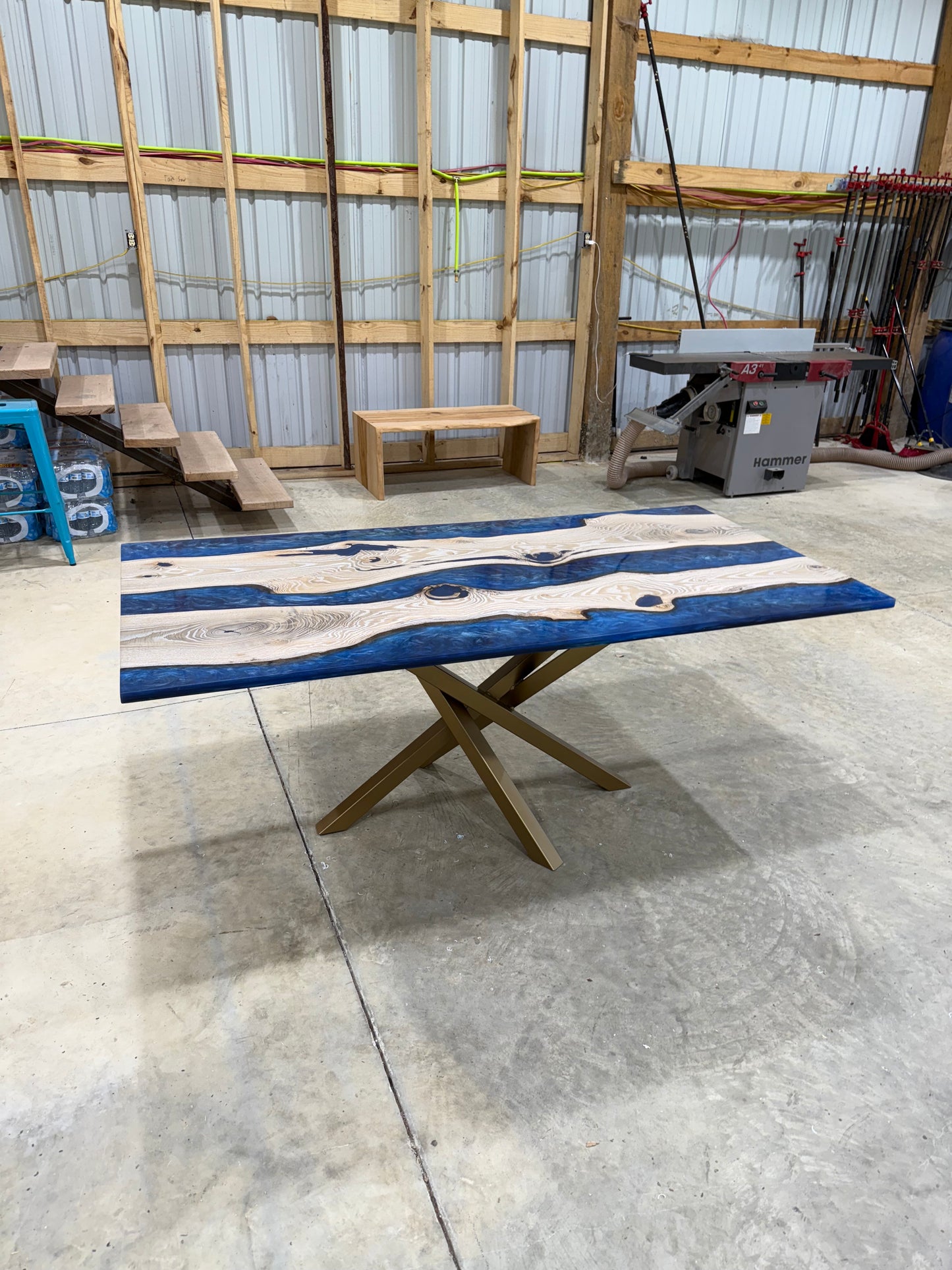 6x3 river table