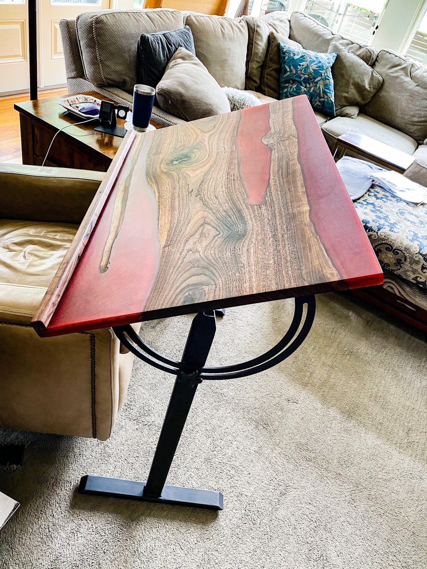 Custom Projects, Desks, Doors, Coffee Tables, Bar Tops, Islands, Entertainment centers, etc
