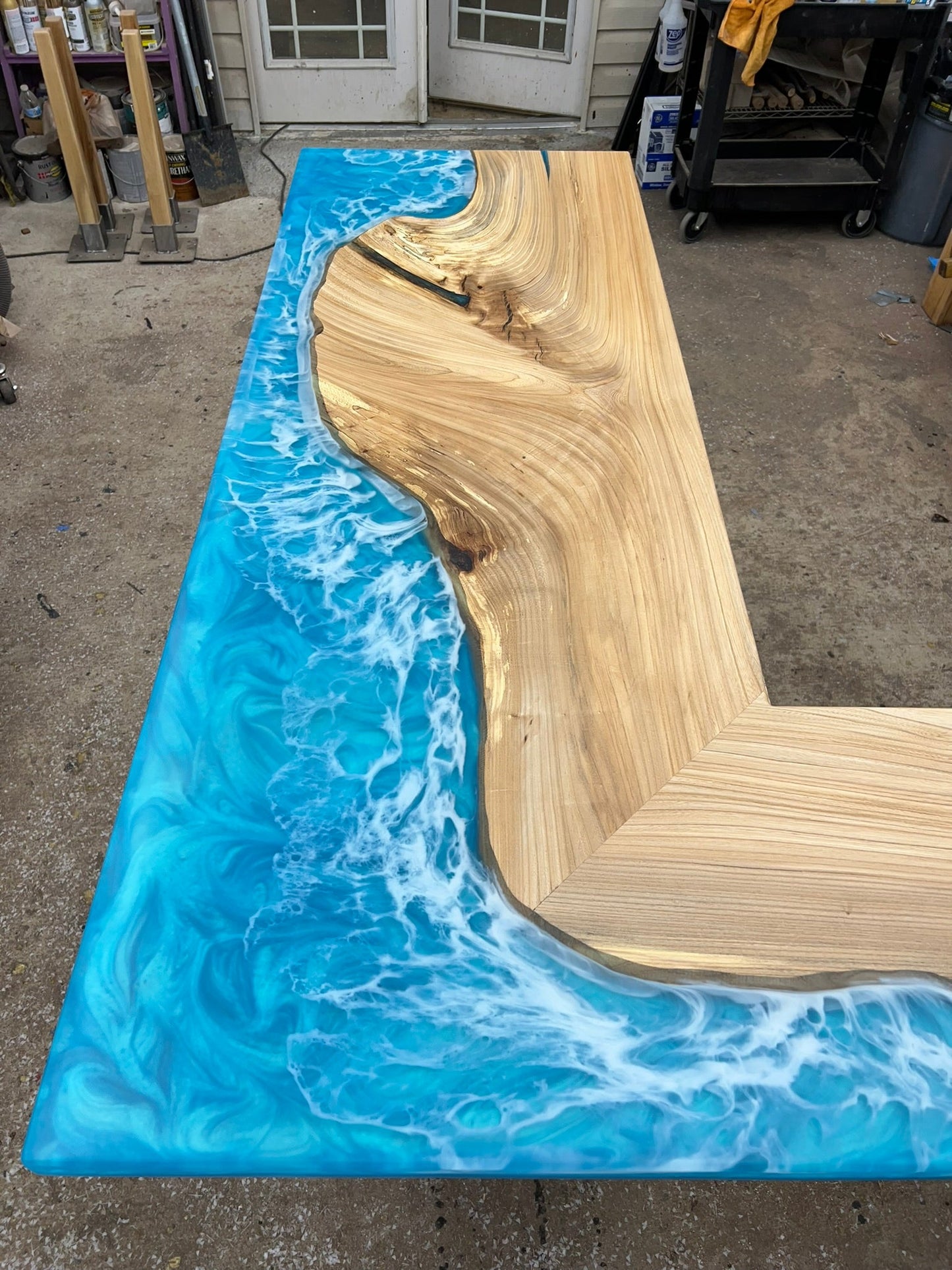 Custom Projects, Desks, Doors, Coffee Tables, Bar Tops, Islands, Entertainment centers, etc
