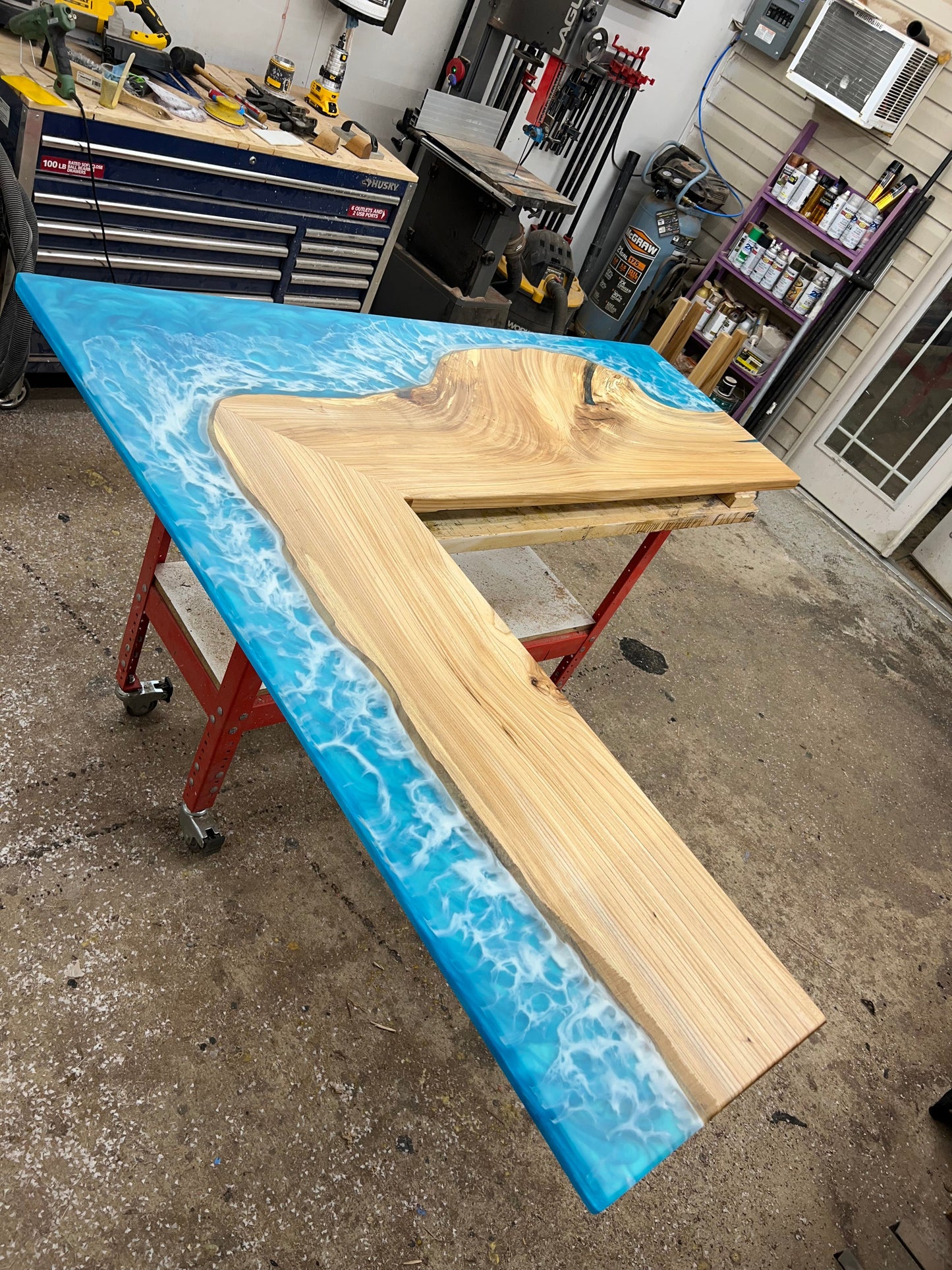 Custom Projects, Desks, Doors, Coffee Tables, Bar Tops, Islands, Entertainment centers, etc