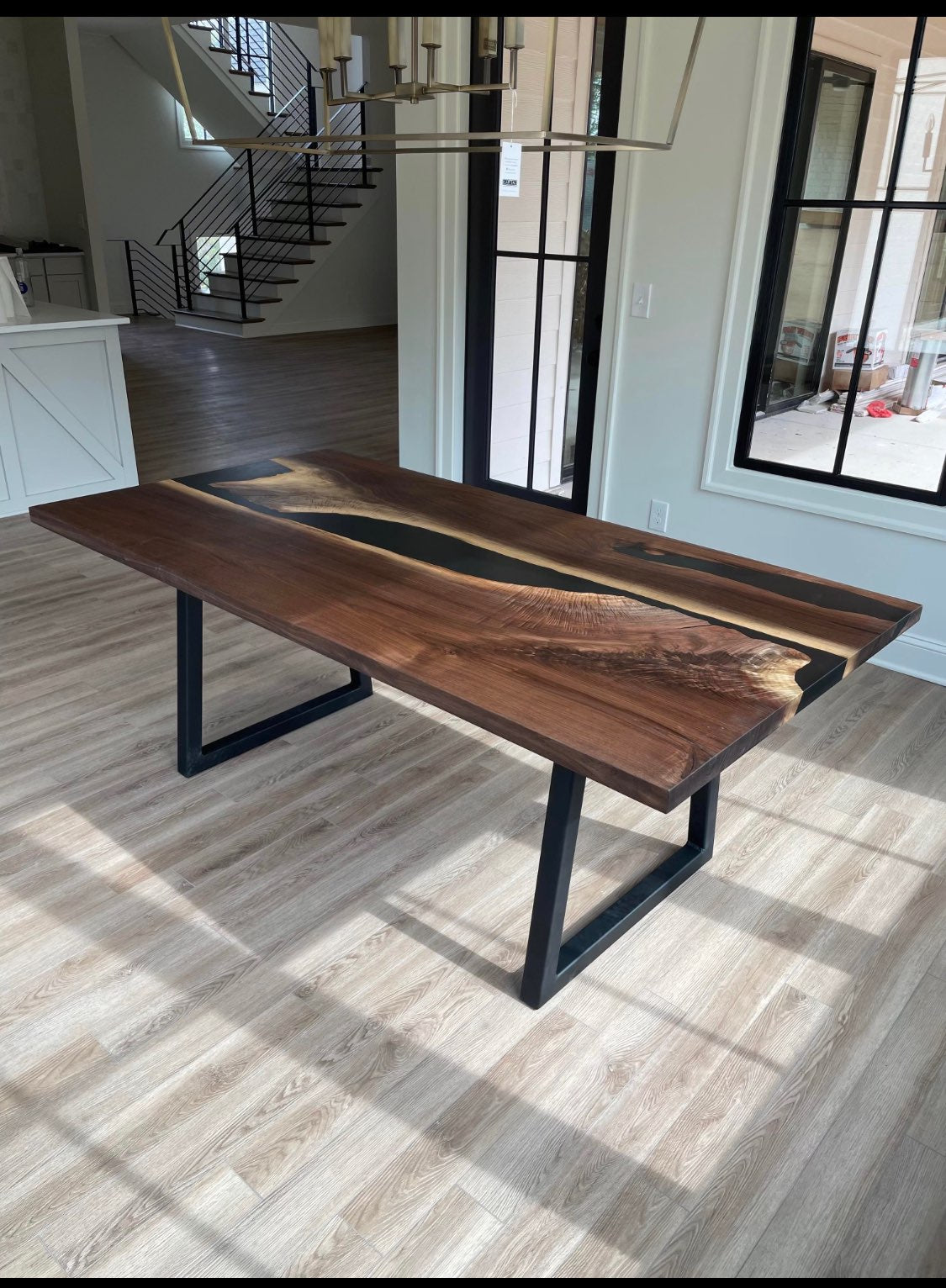 -Custom Walnut River Table