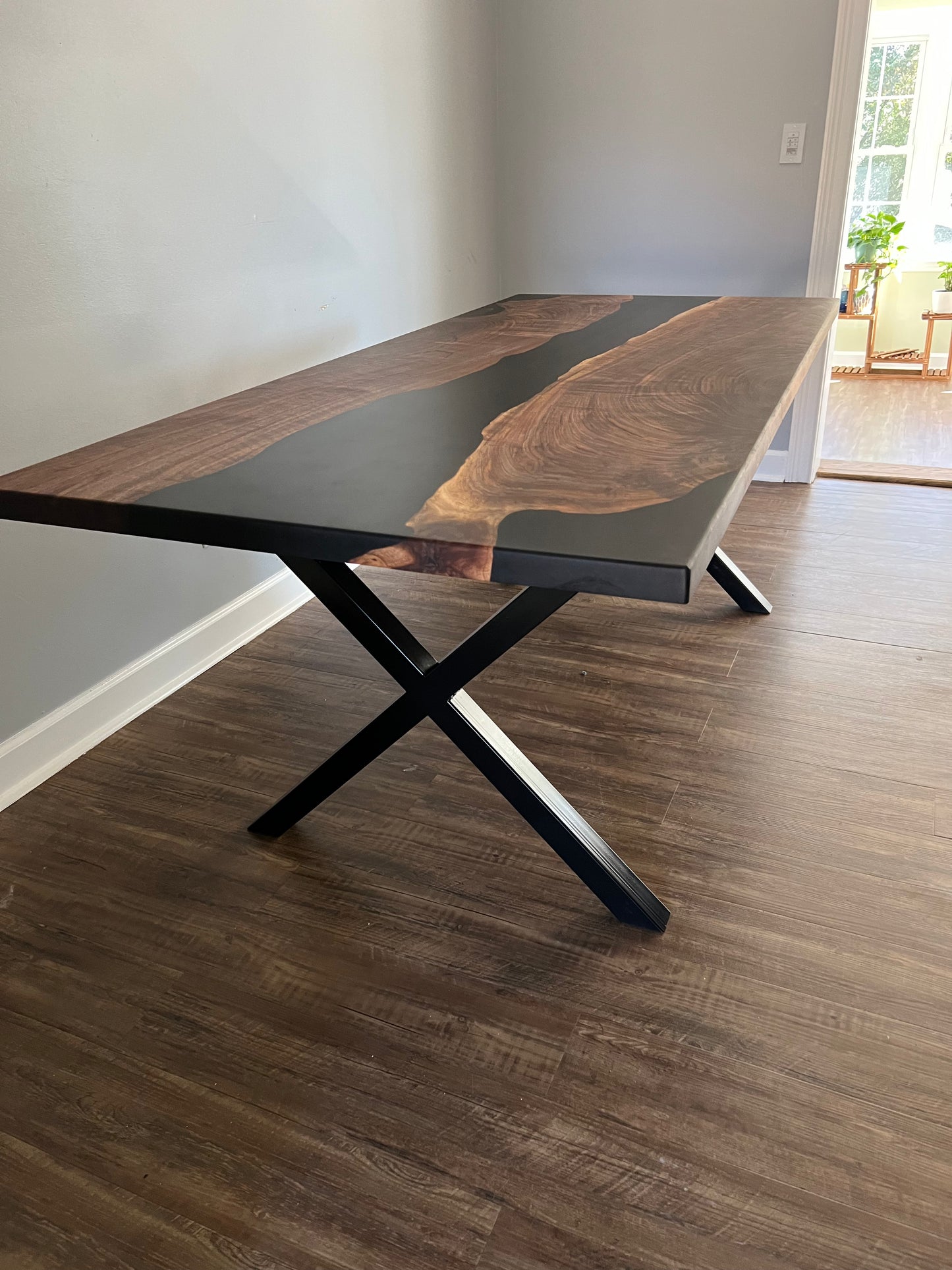 -Custom Walnut River Table