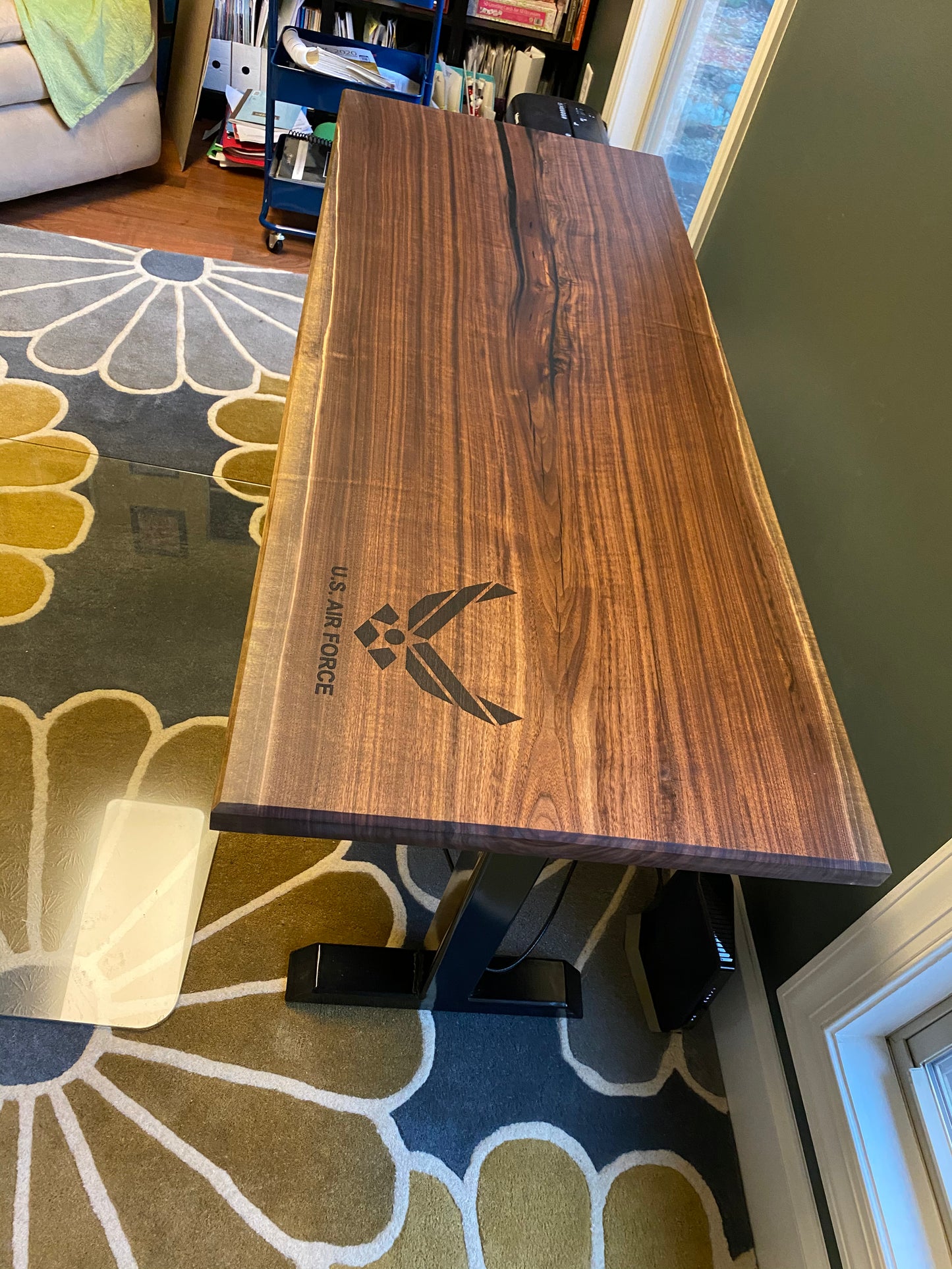 Custom Projects, Desks, Doors, Coffee Tables, Bar Tops, Islands, Entertainment centers, etc