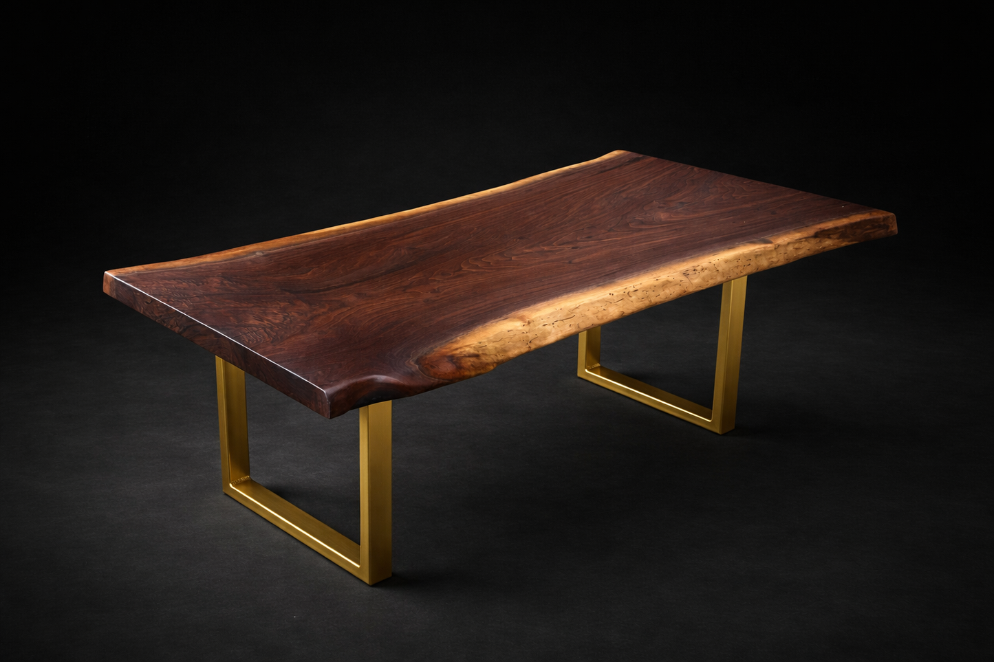 Live Edge Walnut Slab Dining Table
