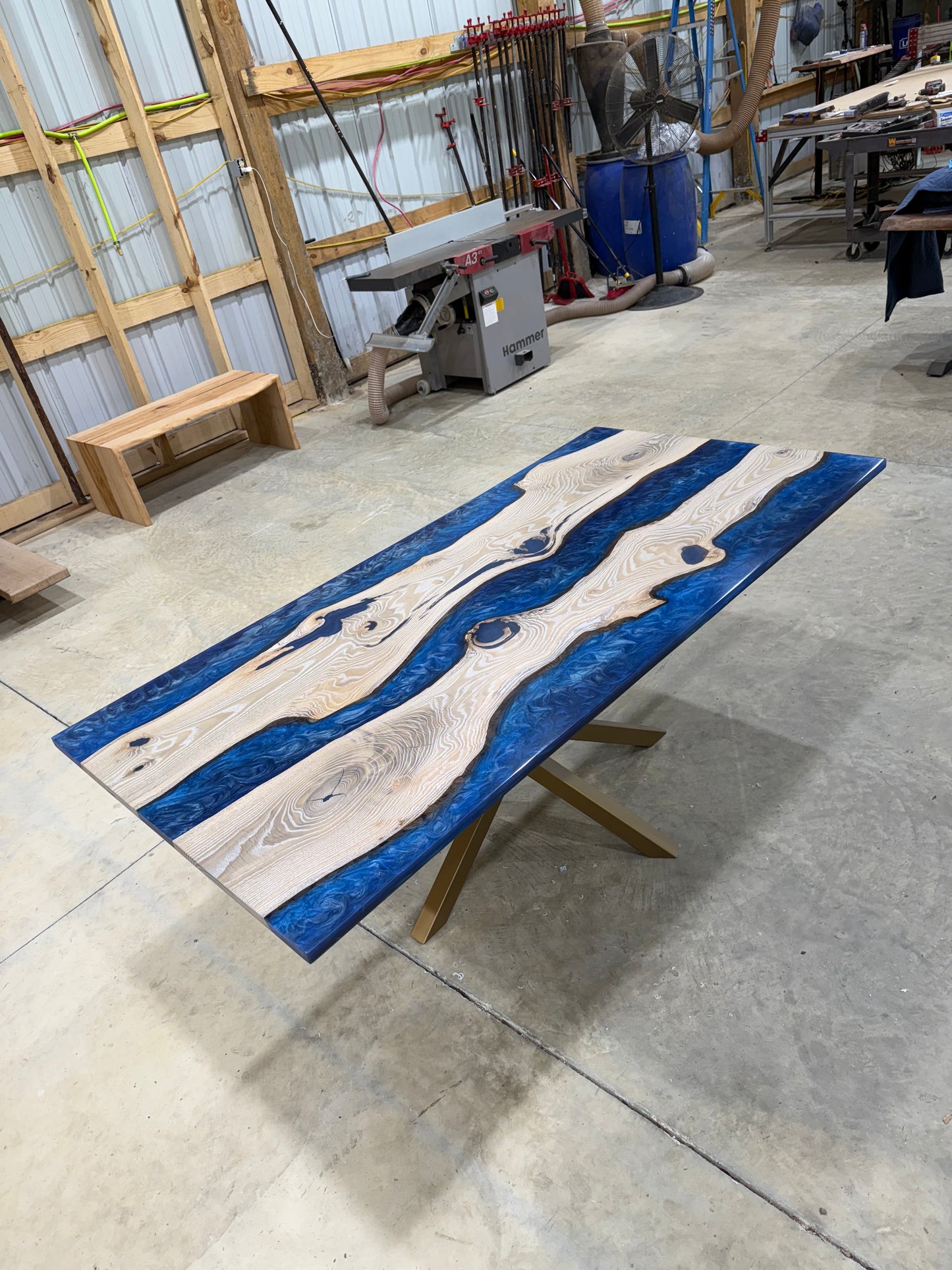 6x3 river table