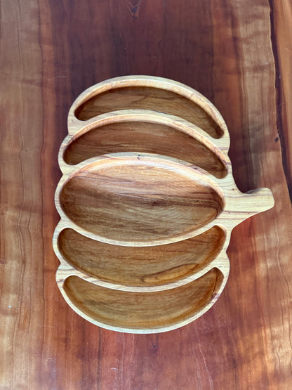 Carved Pumpkin Serving Tray